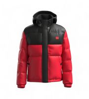 hugo para hombre 50525210 chaqueta acolchada rojo negro m casual algodon poliamida