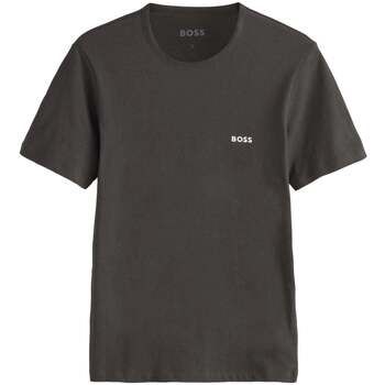 BOSS Camiseta Cotton Basic T-Shirt Charcoal Grey para hombre