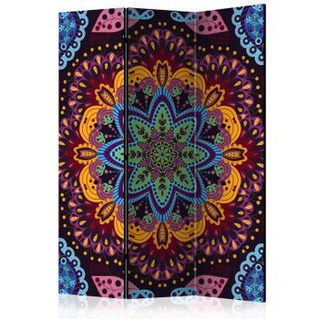 Biombo - Colourful Kaleidoscope (135x172 Cm)