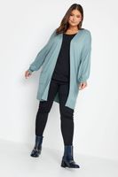 yours cardigan de punto azul acero claro mujer curvy y tallas grandes yours