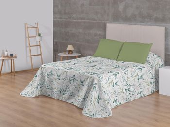Colcha karamelo mariola + funda cojín
