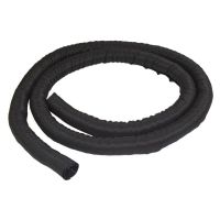 organizador de cables startechcom manga de gestion 2m ajustable recortable negro