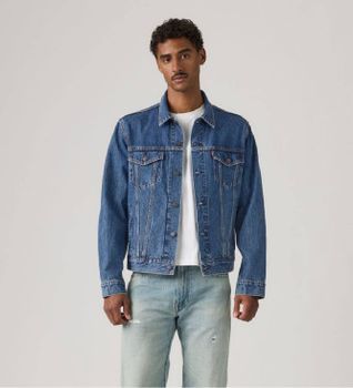 Levi's para hombre. 72334-0772 Chaqueta Trucker azul indigo (XL), Casual, Algodón, Denim