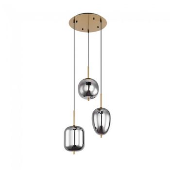 Lámpara colgante blacky (3 luces)