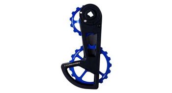 Jaula de desviador cyclingceramic ospw race 14 19t para desviador sram red   force   rival axs y xplr axs 12s azul