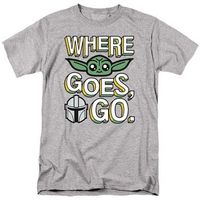 disney camiseta where grogu goes cute para hombre