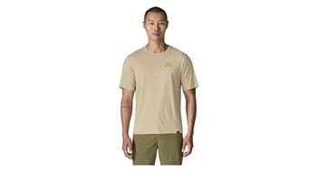 Camiseta patagonia cap cool daily graphic hombre   lands beige
