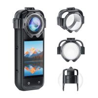 cubiertas de lente puluz para insta360 x5 snap-on