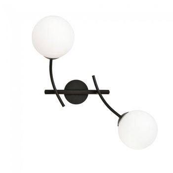 Aplique de pared helmet opal (2 luces)