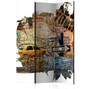 Biombo - New York Collage (135x172 Cm)