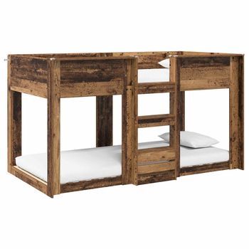 Cama Litera Para Niños Madera Vieja 80 X 200 Cm Vidaxl