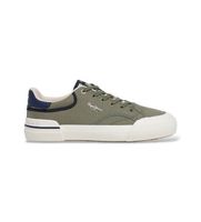 pepe jeans para hombre pms300018 zapatillas nolan basic verde 41 tela plano cordones casual