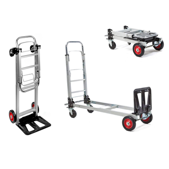 Carretilla De Mano De Aluminio Plegable, Soporta 150kg