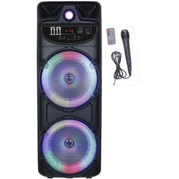 Altavoces Inovalley Carrito Karaoke Bluetooth 5.0 1000W con LED y TWS