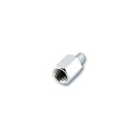 adaptador espejo retrovisor derecho m8-agujero derecho m10 cromado