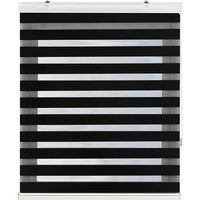 estor enrollable noche y dia premium con galeria  medidas estor 160x180  estor negro  blindecor