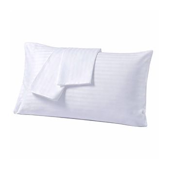 Protector Almohada Cremallera Cutí Algodón-poli  10 Uds. 45x80  Blanco