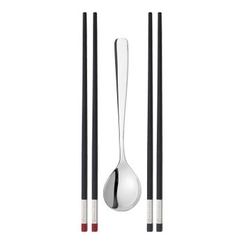 ZWILLING Chopsticks Juego de palillos 5-pzs, mate/pulido