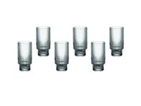 vasos para refrescos o7cm - 6 piezas - transparente
