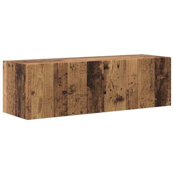 Mueble De Tv Montado En La Pared 98 X 31 X 29,5 Cm Madera Vieja Vidaxl