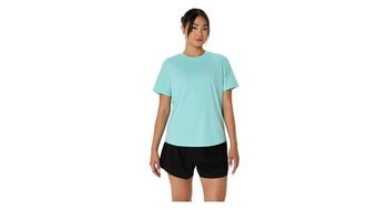 Maillot de manga corta para mujer asics core run azul