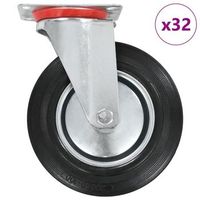 ruedas giratorias 32 unidades 200 mm vidaxl