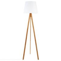 lampara de pie tripode de bambu bahi h160cm