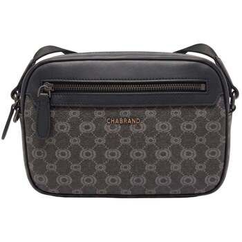 Chabrand Bandolera Bolso tipo satchel negro en lona revestida para mujer