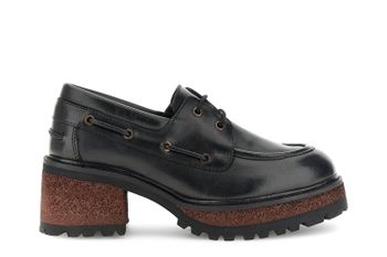 mocasines náuticos de piel black 40