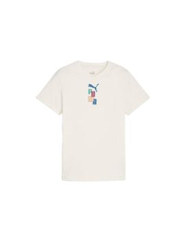 Camiseta Puma Ready Set Better Infantil Blanco