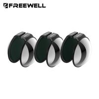 freewell - kit de 3 filtros nd que incluye filtros nd16 nd32 nd64 para dji osmo 360 ii y osmo 360 accesorios de fotografia para camara