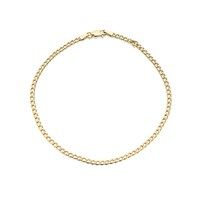 9ct Gold Adjustable Anklet - 10in - G7959