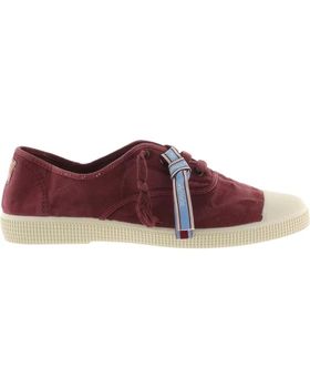 de VICTORIA DEPORTIVA PARA MUJER 1661102 INGLESA LONA ENVEJECIDA BURDEOS