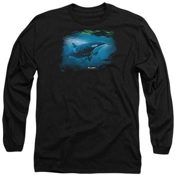 Wildlife Camiseta manga larga Pursuit Thru The Kelp para hombre