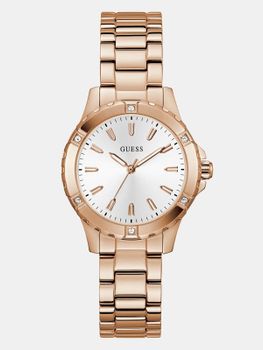 Reloj Analógico De Acero Inoxidable 34 Mm