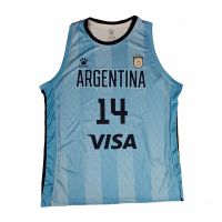 camiseta gabriel deck argentina baloncesto - kelme