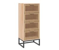 vidaxl aparador alto madera contrachapada 40x30x95 cm