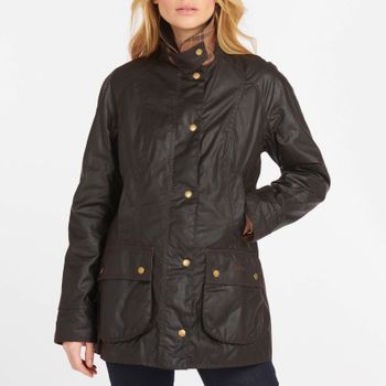 Barbour Beadnell Waxed Cotton Jacket - UK 6