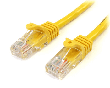 CABLE 2M AMARILLO RED 100MBPS CAT5E ETHERNET RJ45 SNAGLE SS