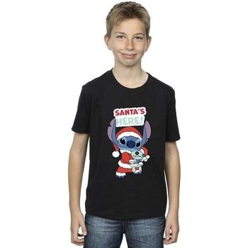 Disney Tops y Camisetas Santa's Here para niño