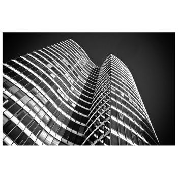 Legendarte - Cuadro Lienzo, Impresión Digital - Ondas De Vidrio - Decoración Pared Cm. 60x90