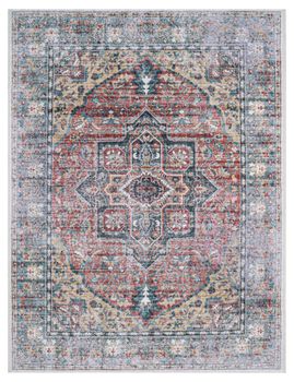 Alfombra lavable Leoni multicolor 60x100 cm