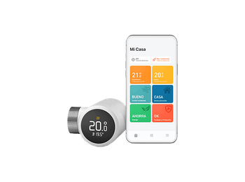 Válvula termostática - Cabezal Termostático Inteligente X Tado, Compatible con Alexa, Google Assistant y Apple Home, Blanco