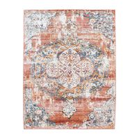 alfombra herbella rojo 120x170 cm