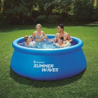 piscina hinchable circular - 244x66 cm - con depuradora - 2074 litros