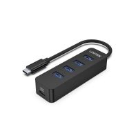 hub unitek 5 puertos 5000 mbits modelo uhub q4 usb 32 gen 1 negro abs