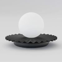 lampara de mesa drino negro