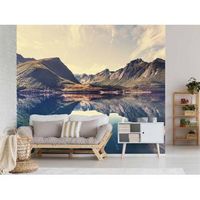 fotomural vinilo montanas noruegas 600 x 300 cm