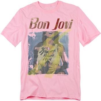 Bon Jovi Tops y Camisetas Slippery When Wet para mujer