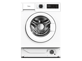 Lavadora secadora integrable - Midea MFA06D80BA10/W-ES, 8 kg de lavado, 6 secado, Sin panelar
